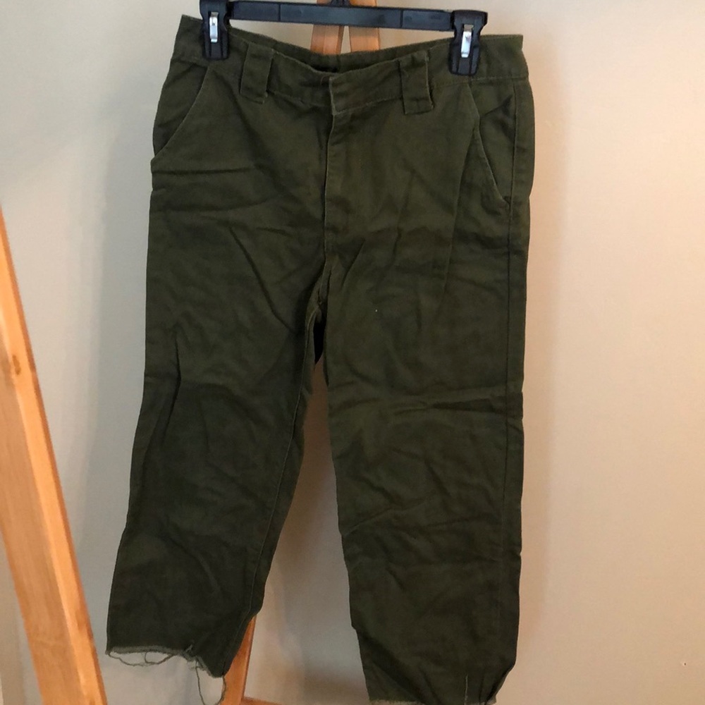 Army green pants